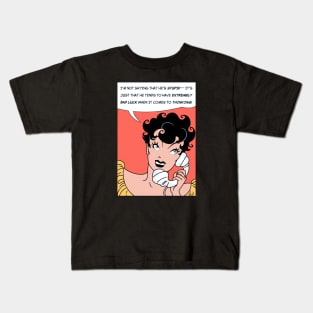 Girl on the Phone Kids T-Shirt